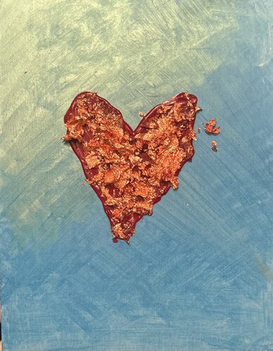Golden Heart par Chiara Bernini, Peinture en vente sur Singulart