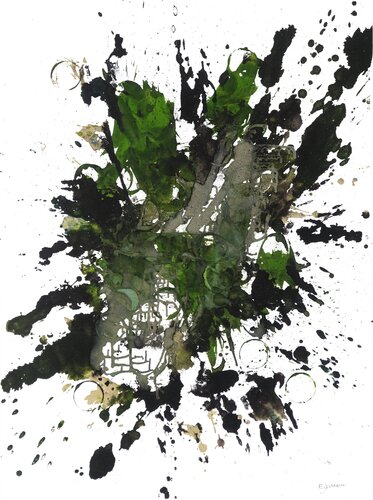 Les silences qui permettent de reprendre son souffle van Esther GARNEAU, Schilderij te koop op Singulart