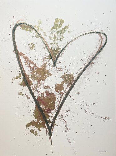 Symbole d'amour inconditionnel de Esther GARNEAU, Pintura a la venta en Singulart