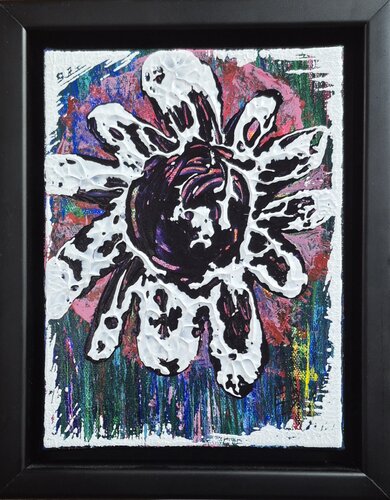 Mini fleur van Esther GARNEAU, Schilderij te koop op Singulart