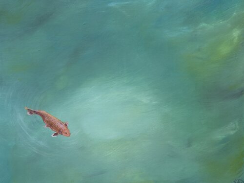 Green Water par Uwe Reber, Peinture en vente sur Singulart