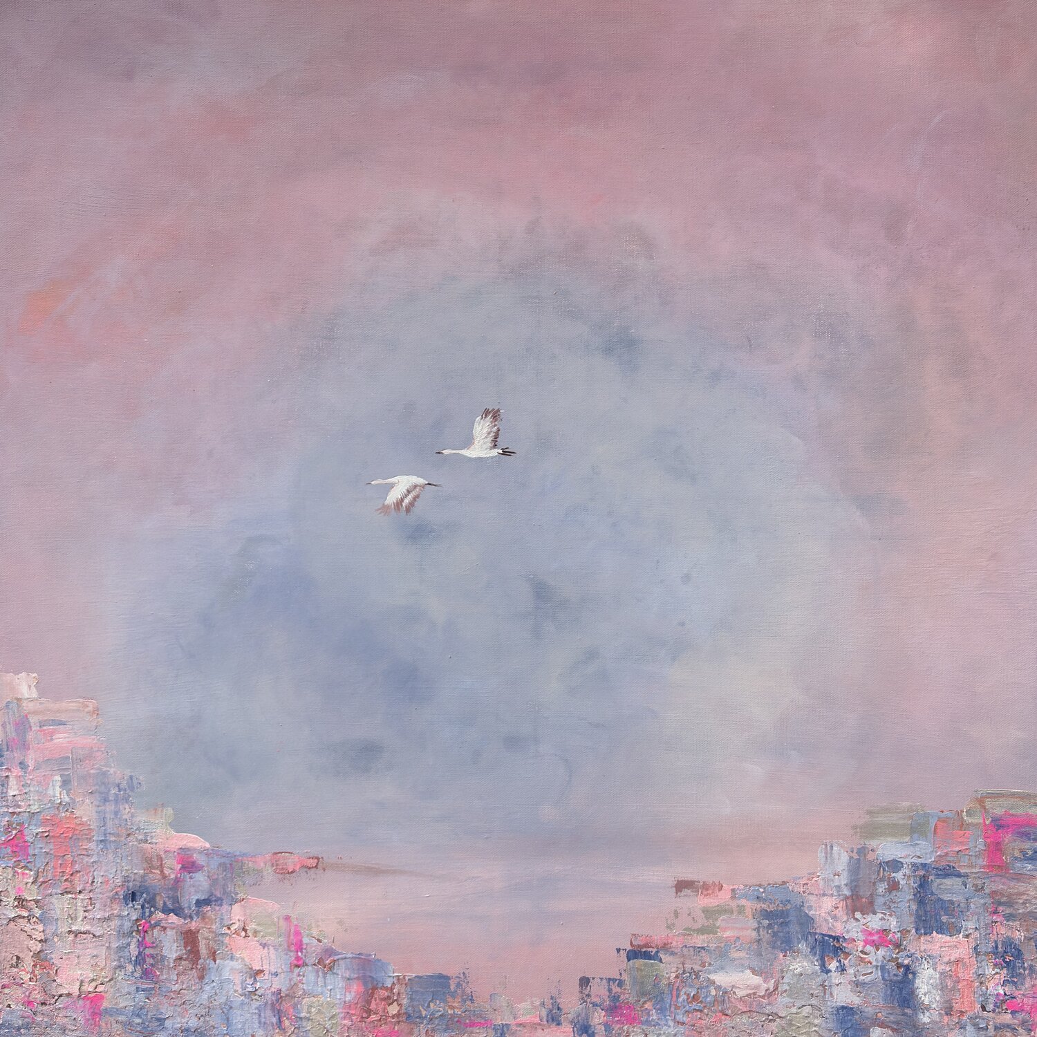 Fly Free Uwe Reber Dipinto originale in vendita