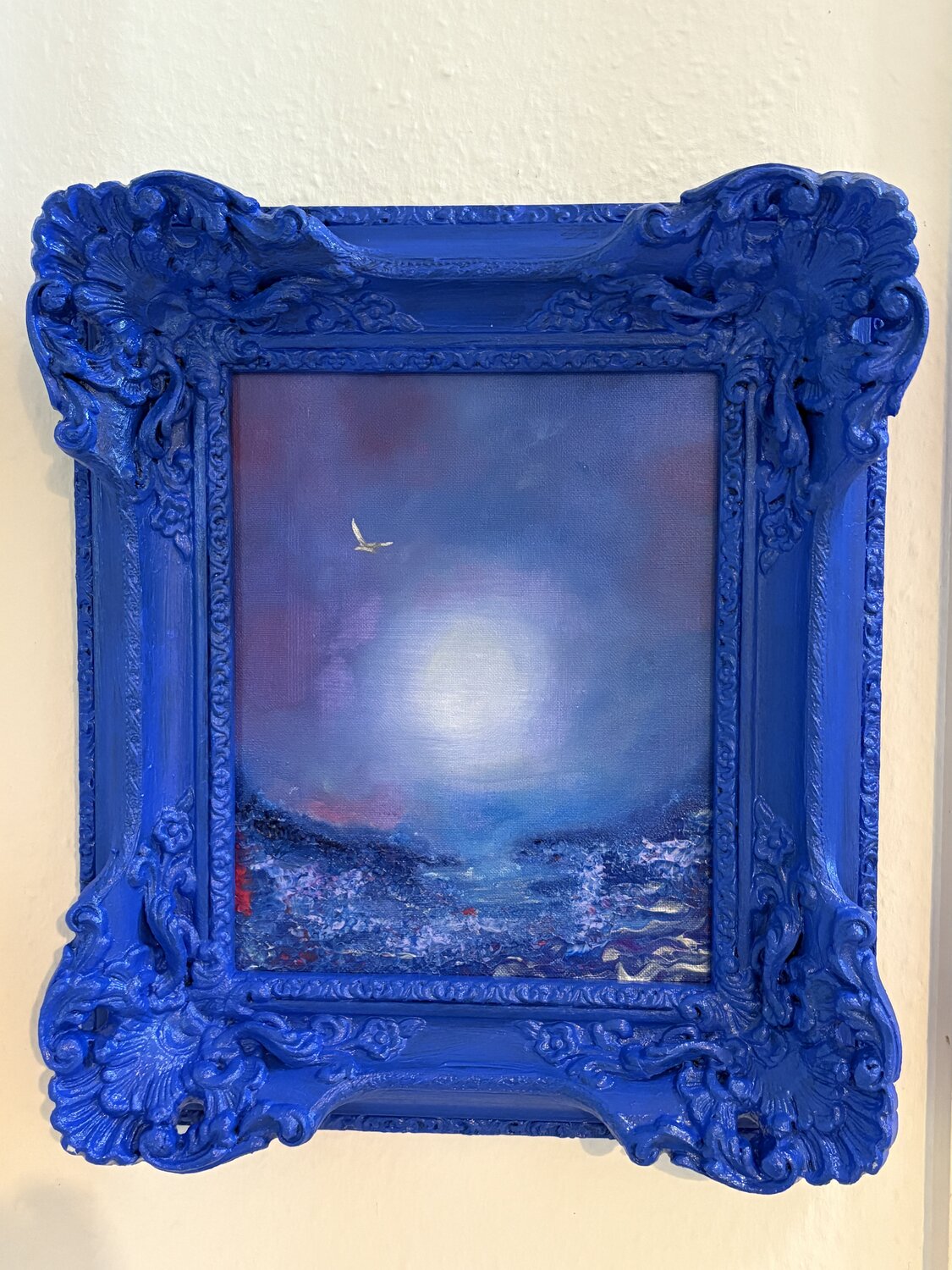 Blue Lightning Uwe Reber Peinture originale à vendre