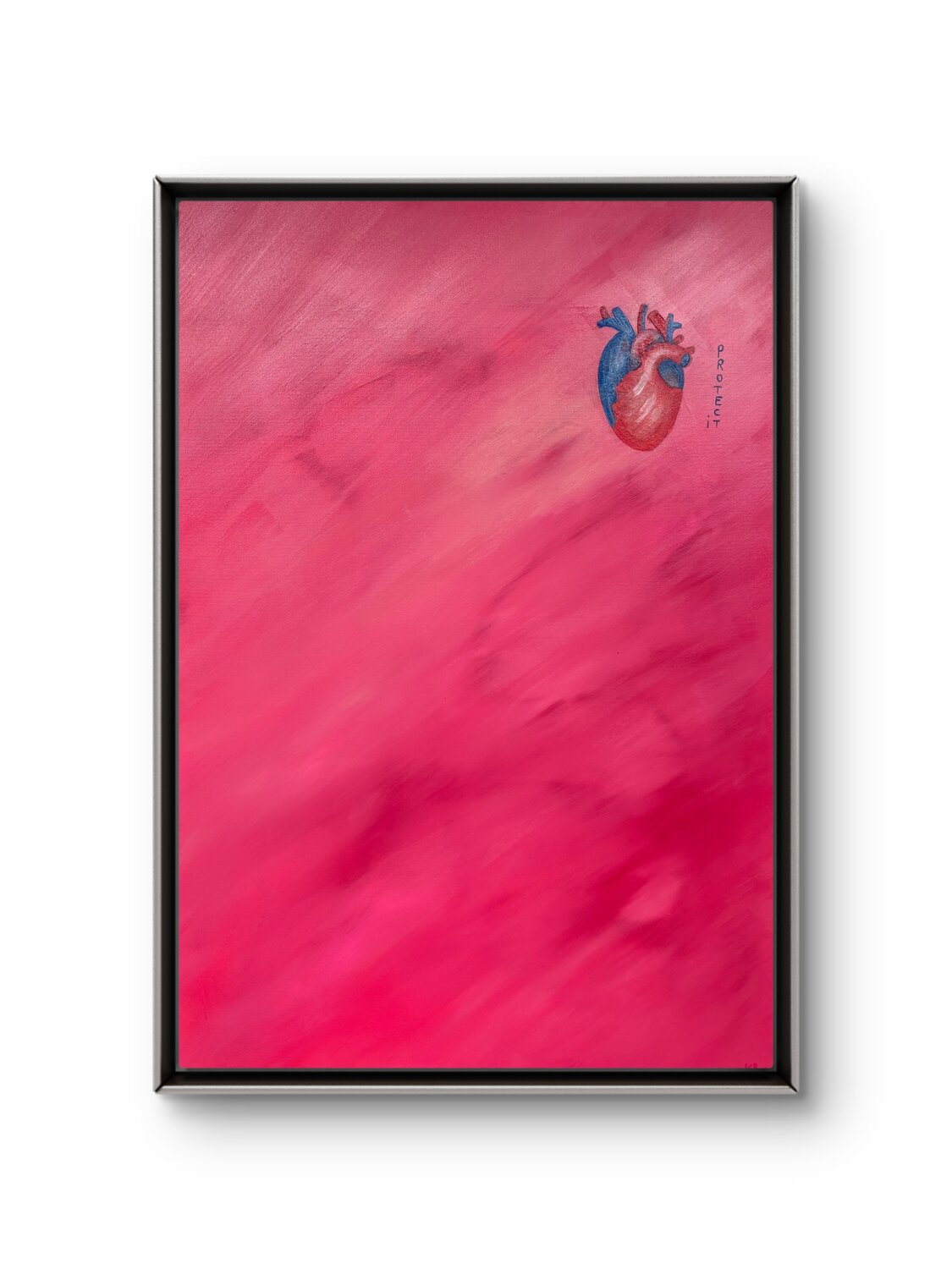 Protect your Heart Uwe Reber Originalgemälde zu verkaufen