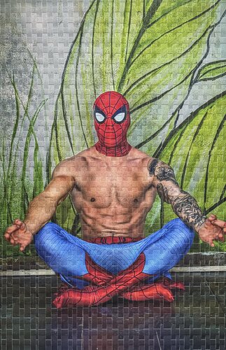 Spy-Derman Tissé van Pascal Clément Art, Fotografie te koop op Singulart