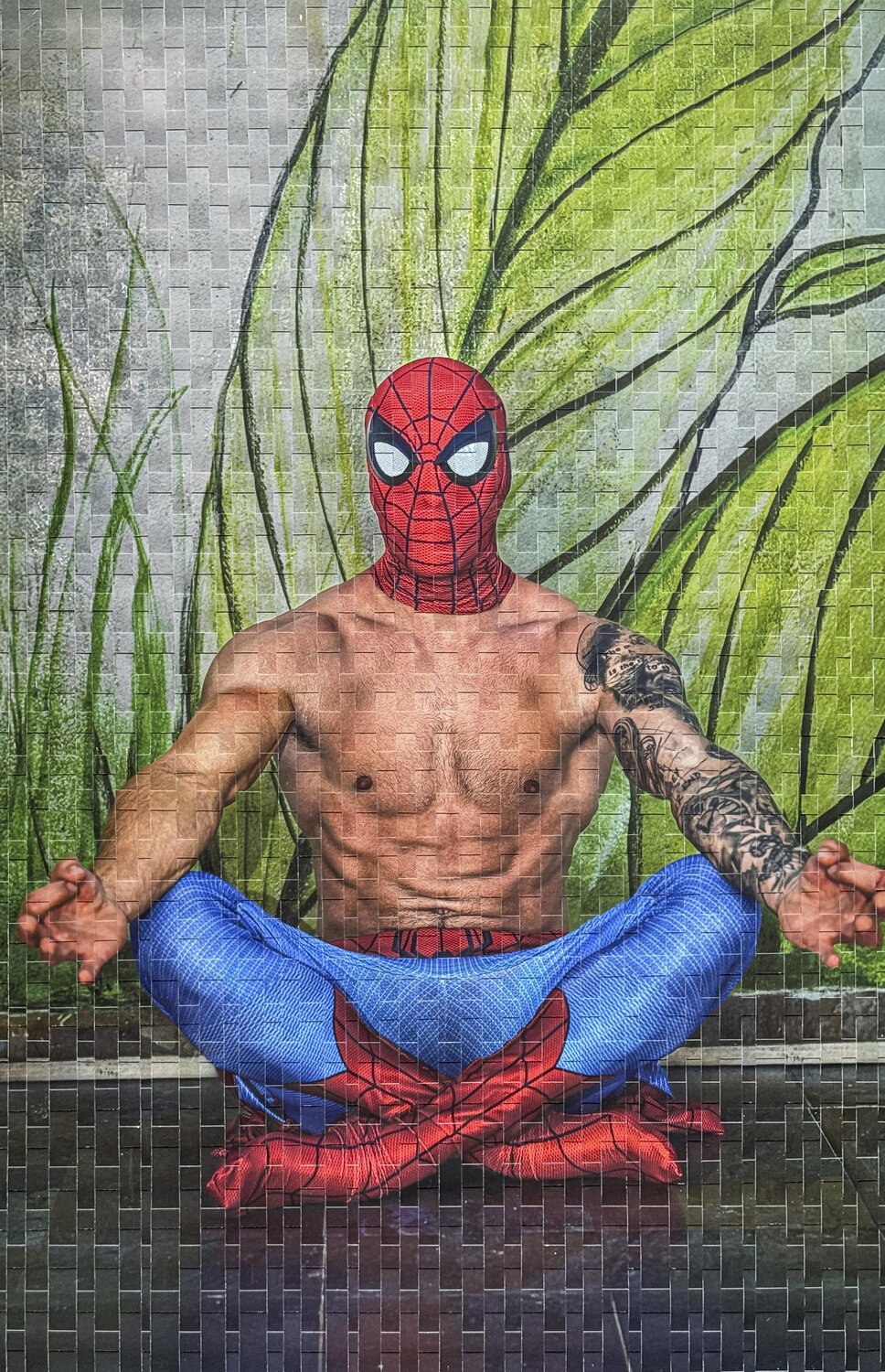 Spy-Derman Tissé Pascal Clément Art