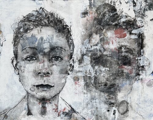 Eugen schaut aufs Leben von Karolin Schumann, Malerei kaufen auf Singulart