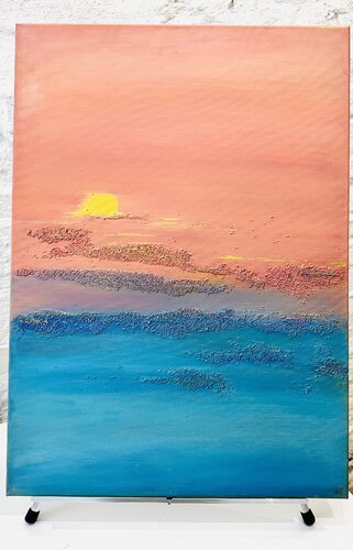 Abstrakte Sonne van Ala Sadat Razavi, Schilderij te koop op Singulart