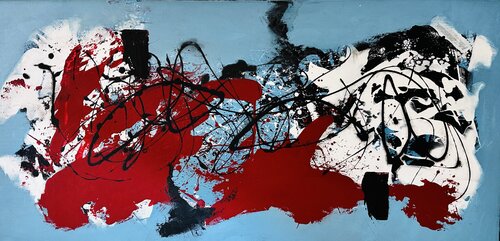 Ordnung im Chaos van Ala Sadat Razavi, Schilderij te koop op Singulart