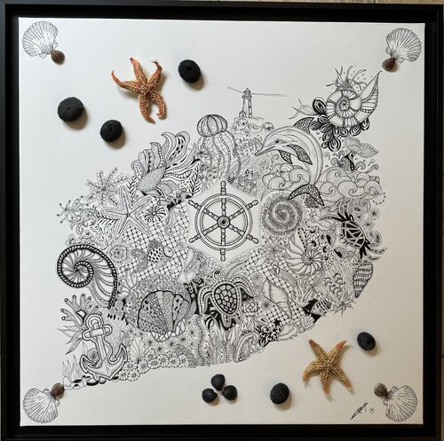 En mer von Nathalie Cublier, Zeichnungen kaufen auf Singulart