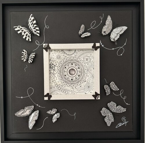 Familles de papillons von Nathalie Cublier, Zeichnungen kaufen auf Singulart