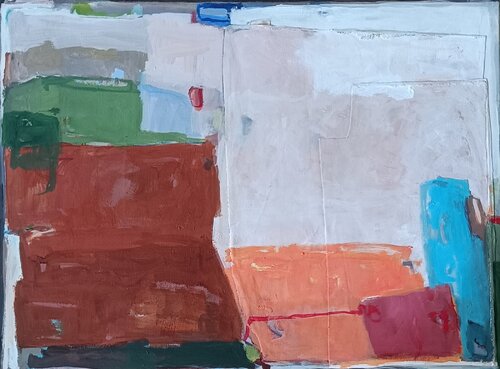 Istrian landscape 02 de Silvana Konjevoda, Pintura a la venta en Singulart