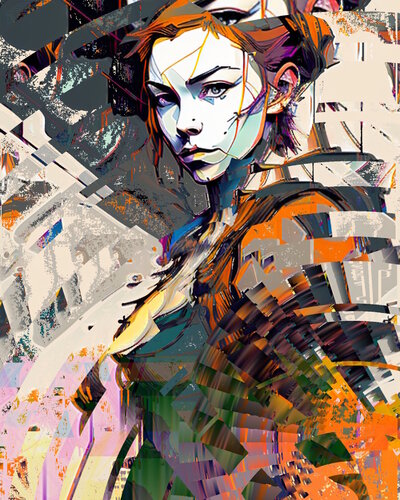 Heroina Distópica 02 di DURIK - Claudio Del Pup, Digitale in vendita su Singulart