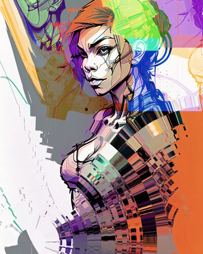 Heroina Distópica 04 van DURIK - Claudio Del Pup, Digitaal te koop op Singulart