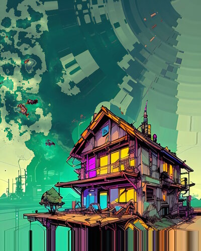 Ciudad Distópica 01 von DURIK - Claudio Del Pup, Digital kaufen auf Singulart