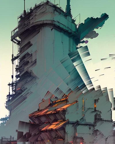 Ciudad Distópica 05 di DURIK - Claudio Del Pup, Digitale in vendita su Singulart