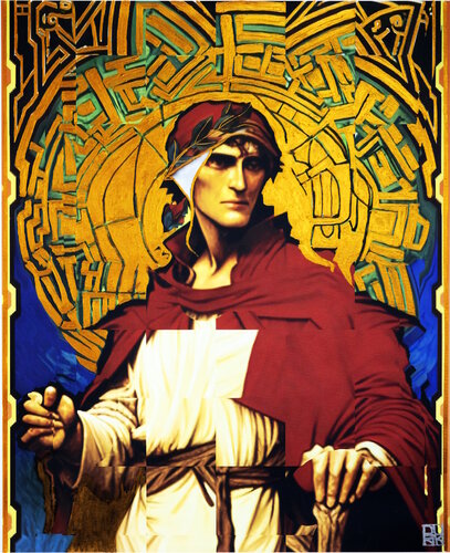 Dante Alighieri de DURIK - Claudio Del Pup, Digital a la venta en Singulart