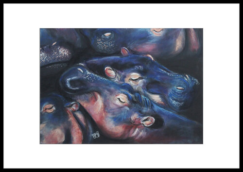 La foule II di Bernadette DEFORGES, Disegno in vendita su Singulart