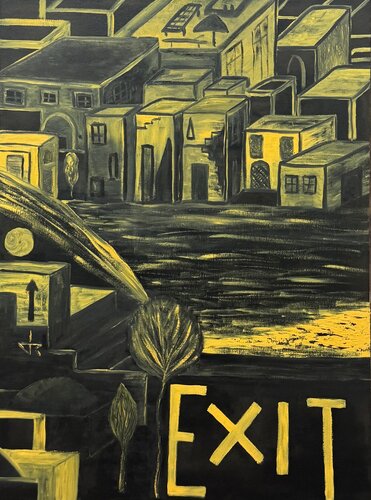 exit by Teymur Mammadov, Painting for Sale on Singulart