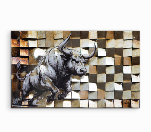Bull by Sarah Stock, Other Media for Sale on Singulart