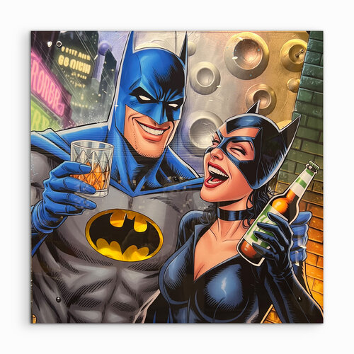 Batman & Catwoman von Sarah Stock, Andere Medien kaufen auf Singulart