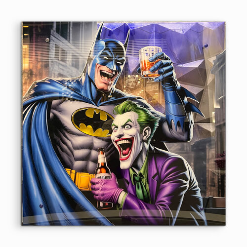 Batman & Joker di Sarah Stock, Altri media in vendita su Singulart