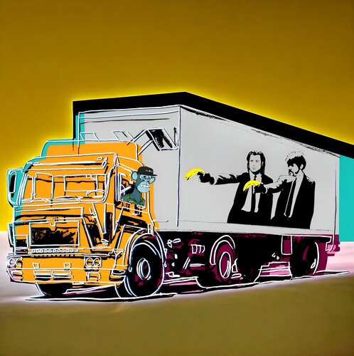 Truck fiction by Fenzolini (Fabio Romano), Print for Sale on Singulart