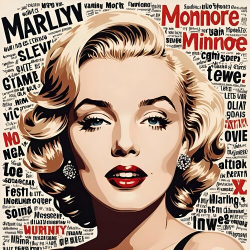 Marilyn letter by Fenzolini (Fabio Romano), Print for Sale on Singulart