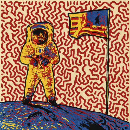 Crazy moonwalk by Fenzolini (Fabio Romano), Print for Sale on Singulart