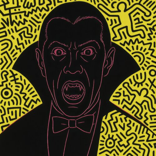 Vampire icon by Fenzolini (Fabio Romano), Print for Sale on Singulart