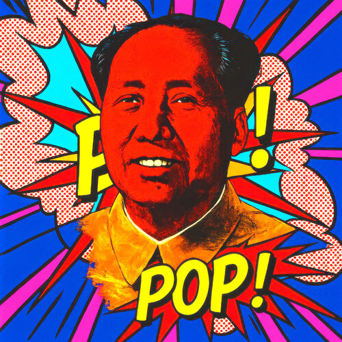Mao pop by Fenzolini (Fabio Romano), Print for Sale on Singulart