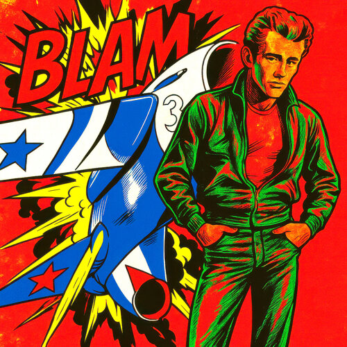 Blam its Dean by Fenzolini (Fabio Romano), Print for Sale on Singulart
