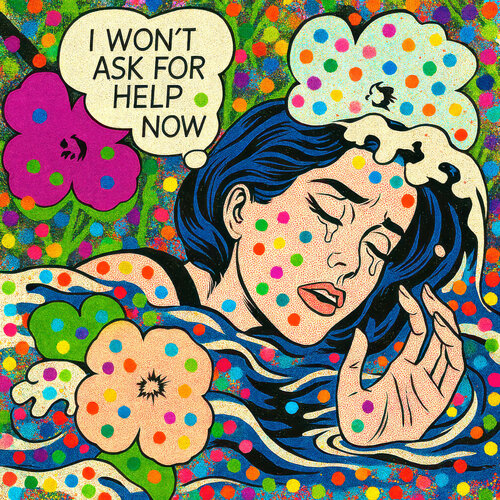 Dots of flowers by Fenzolini (Fabio Romano), Print for Sale on Singulart