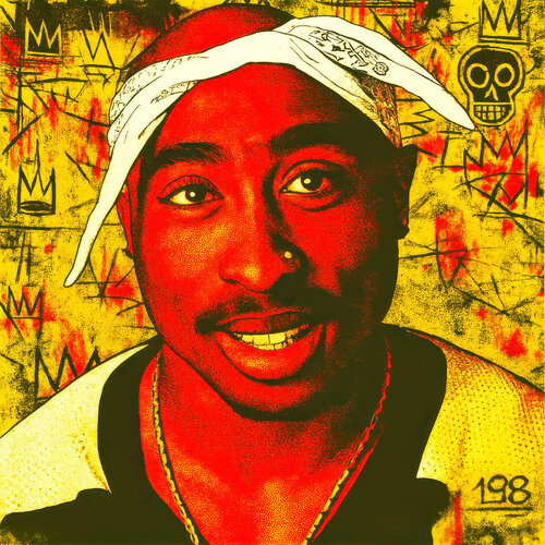 Squiat it’s 2PAC di Fenzolini (Fabio Romano), Stampa in vendita su Singulart