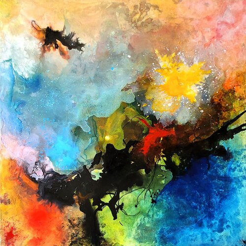 Elementare Kraft von Gabriele Hofer, Malerei kaufen auf Singulart