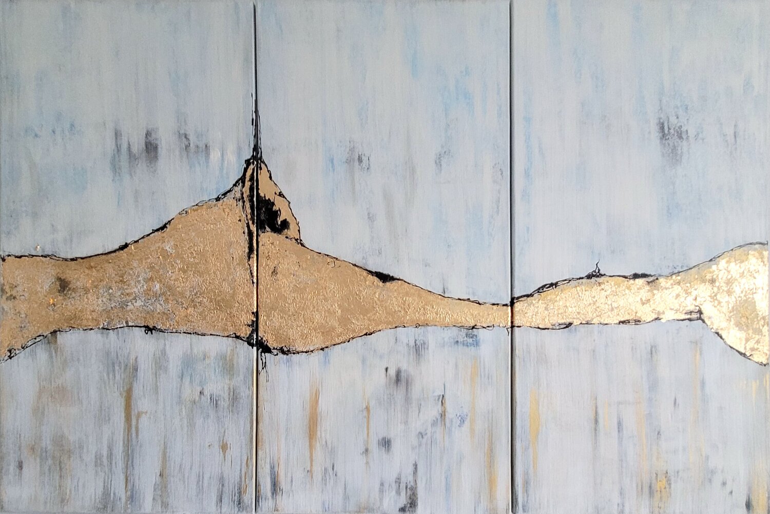 Goldene Harmonie, Triptychon Gabriele Hofer