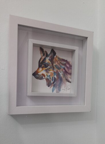 Sguardo di lupo by Alexandra Szekely, Painting for Sale on Singulart