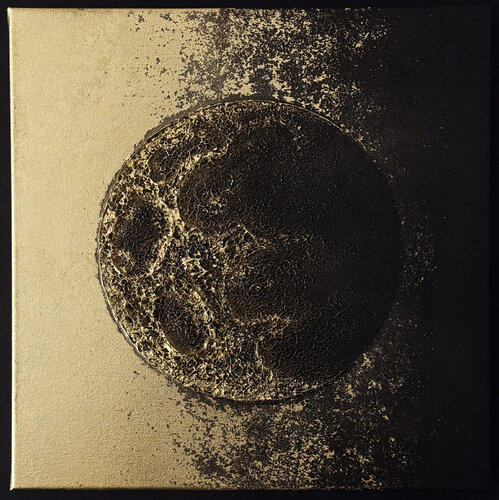The Moon Against the Sun 002 by Anton Pogarskyi, Painting for Sale on Singulart