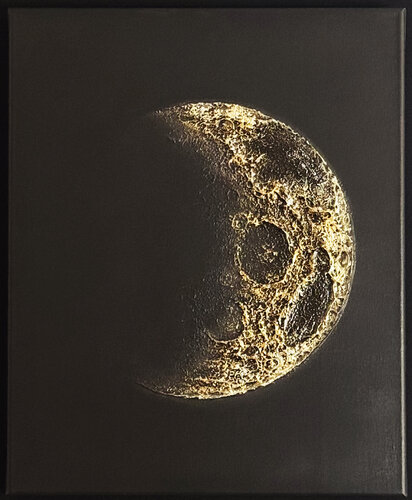 Shining Moon. Phase I. by Anton Pogarskyi, Painting for Sale on Singulart