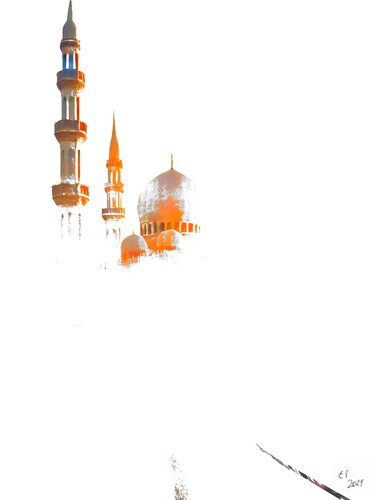Traumbild (Moschee) van Thomas Falkner, Digitaal te koop op Singulart