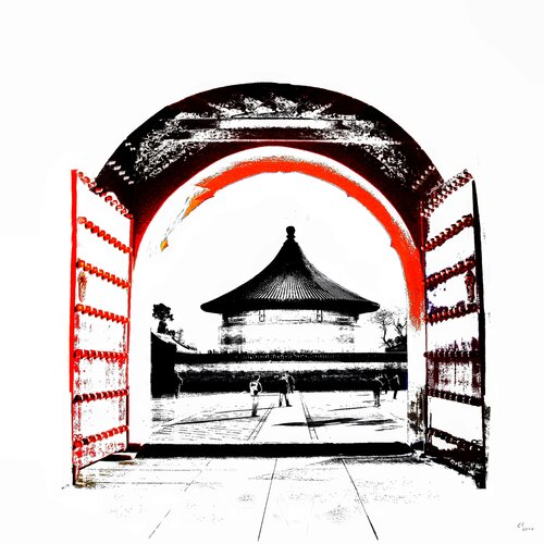 Inviting - The Door Is Open van Thomas Falkner, Digitaal te koop op Singulart