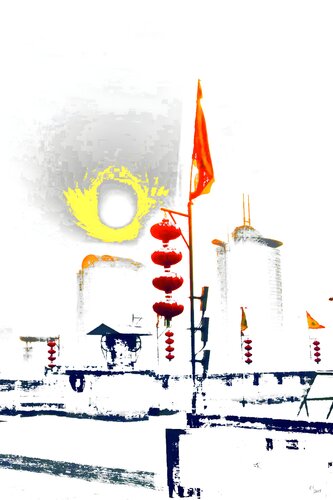 Red At Sunrise by Thomas Falkner, Digital for Sale on Singulart