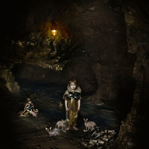 THE BOY WITH THE CATS by Tina Winkhaus, Digital for Sale on Singulart