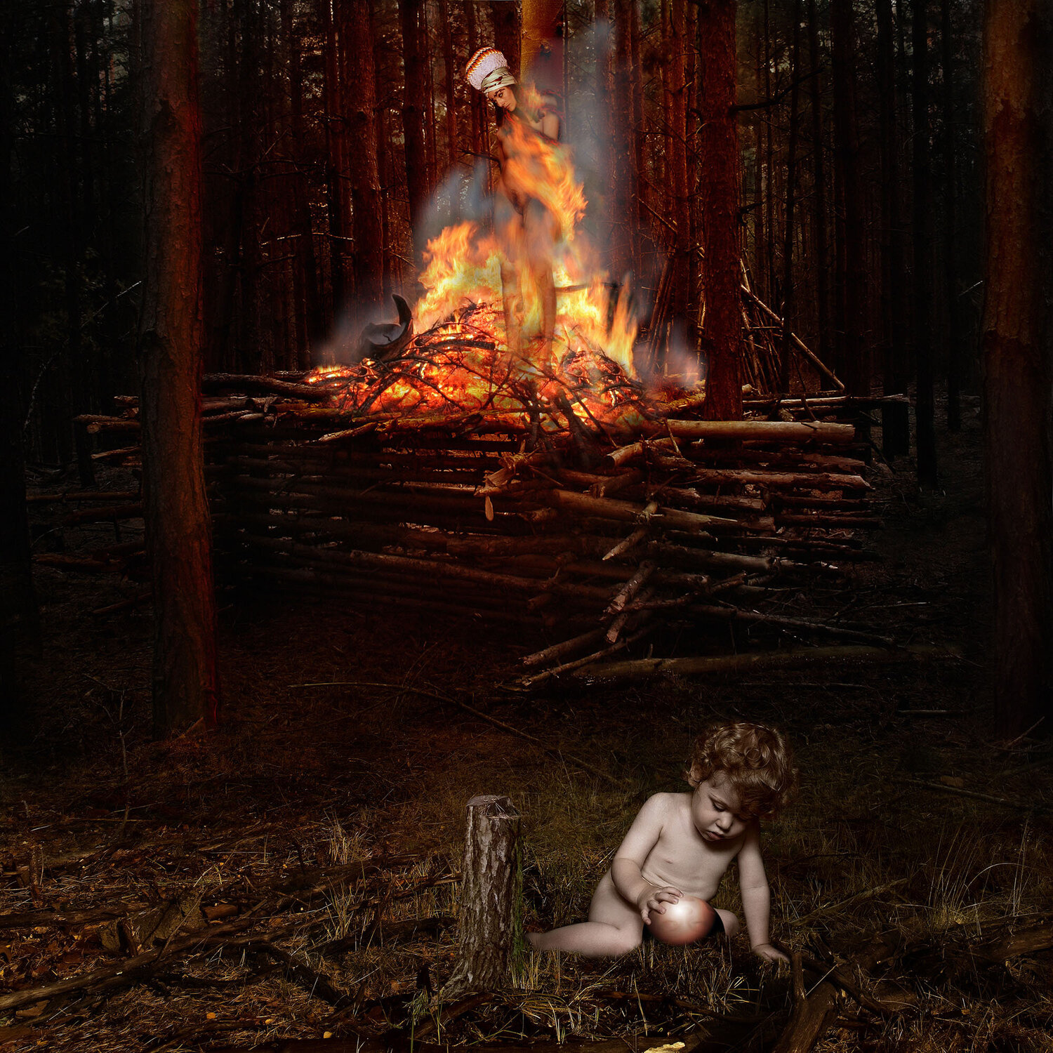 DO YOU SEE THE WITCH BEHIND YOU ? Tina Winkhaus Fotografie zu verkaufen