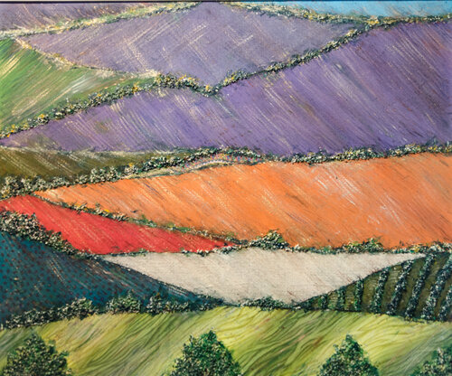 Vision der Natur und ihres Schutzes - unsere Hügel van Admira Bradarić, Schilderij te koop op Singulart