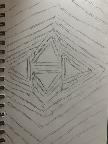Tessellation Attempt #2 by Amanda Harris, デッサン for Sale on Singulart