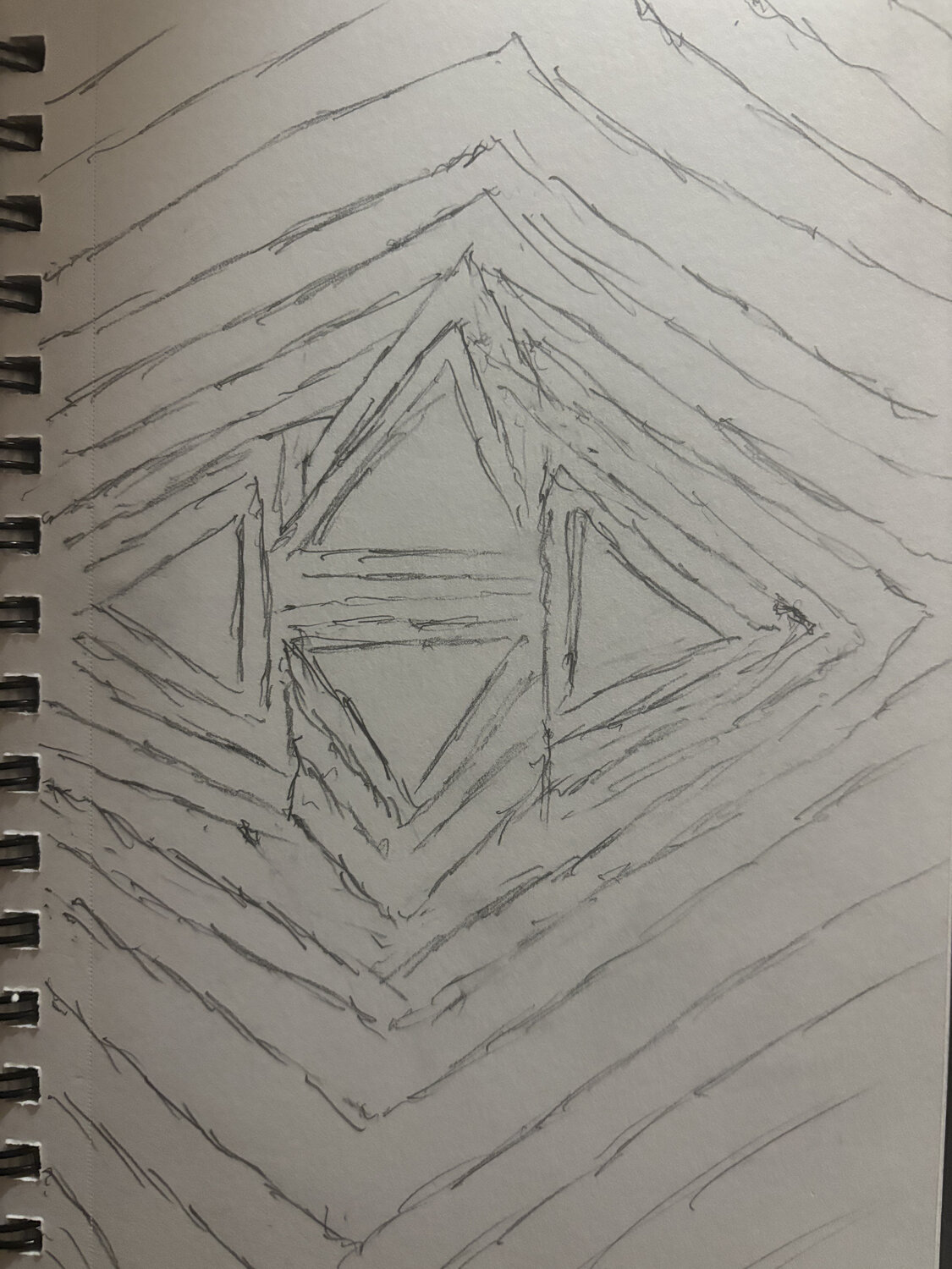 Tessellation Attempt #2 Amanda Harris Drawing for sale