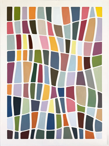 Color Grid Series I de Elena Alexander, Pintura a la venta en Singulart