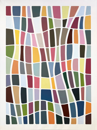 Color Grid Series II de Elena Alexander, Pintura a la venta en Singulart