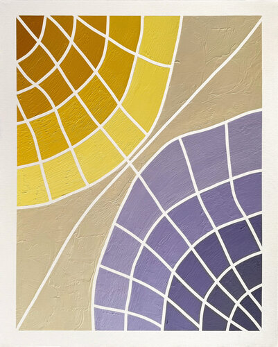 Color Grid Series XI by Elena Alexander, Painting for Sale on Singulart